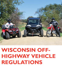 ATV riding on public trail